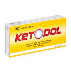 Ketodol 20compresse 25 mg +...